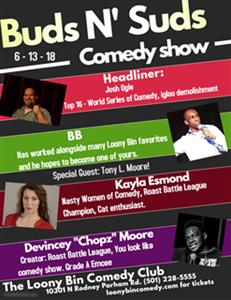 Buds and Suds Comedy Show