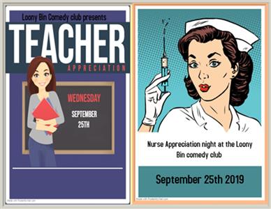 Teacher and Nurse  Appreciation 9-25-19