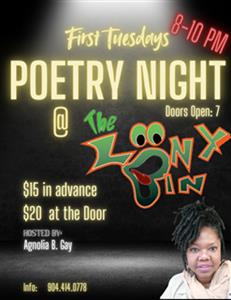 First Tuesday Poetry Night!