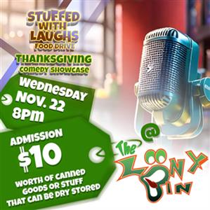 Stuffed With Laughs Food Drive!