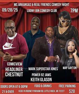 Ms. Arkansas & Real Friends Comedy Night!